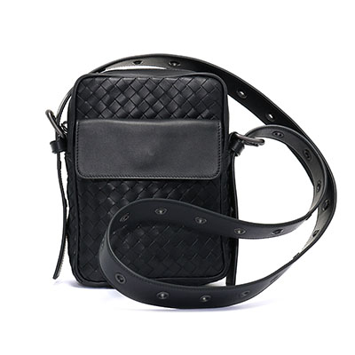 ボッテガヴェネタスーパーコピー BOTTEGA VENETA ショルダーバッグ イントレチャート ブラック 163313 V4651 1000 メンズ レディース - 商品画像 7