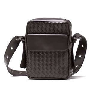 ボッテガ・ヴェネタコピー BOTTEGA VENETA イントレチャート 斜め掛け ショルダーバッグEBANO (ダークブラウン) 163313 V4651 2040 - 商品画像 2