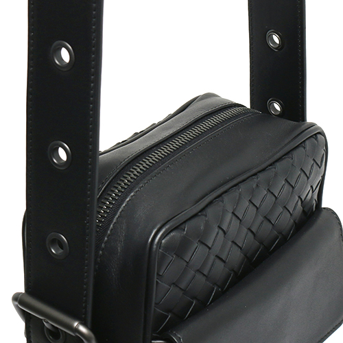 ボッテガヴェネタスーパーコピー BOTTEGA VENETA ショルダーバッグ イントレチャート ブラック 163313 V4651 1000 メンズ レディース - 商品画像 9