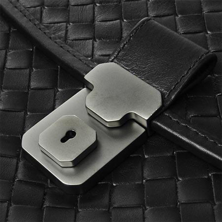 ボッテガヴェネタ/BOTTEGA VENETAバッグ イントレチャートのレザーブリーフケース /ブラック 170238 vq131 1000【秋冬】 メンズ - 商品画像 9