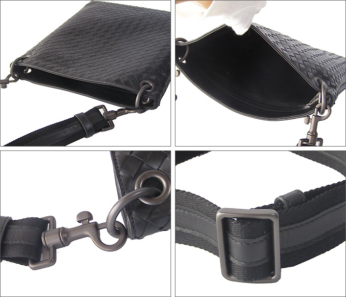 BOTTEGA VENETAスーパーコピー ボッテガヴェネタ ボッテガベネタ ショルダーバッグ 斜め掛け 黒 ブラック 172736 V465C 1000 - 商品画像 4
