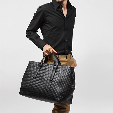 コピーボッテガヴェネタ/BOTTEGA VENETA/ トートバッグ/LEATHER /NERO 189632 vq 1000 14aw メンズ&レディース - 商品画像 4