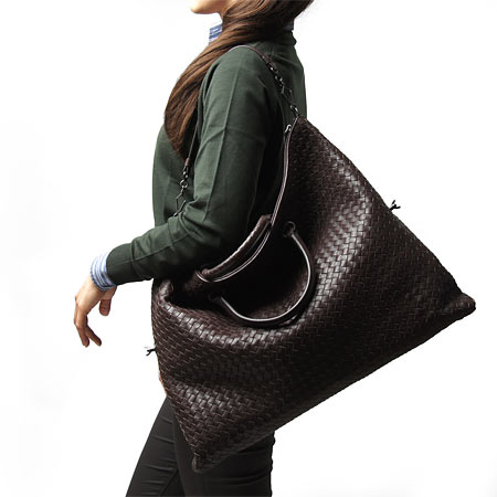 ボッテガヴェネタ/BOTTEGA VENETA/ レザートートバッグ(2WAY仕様)/ブラウン193785 v0016 2072【2013春夏新作】 メンズ&レディース - 商品画像 6