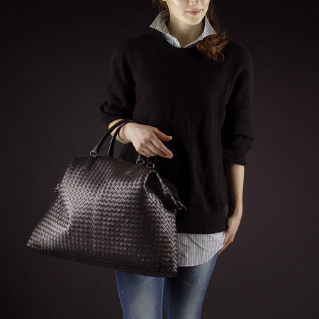 ボッテガヴェネタ/BOTTEGA VENETA/ レザートートバッグ(2WAY仕様) /ブラック193785 v0016 8175 レディース - 商品画像 6