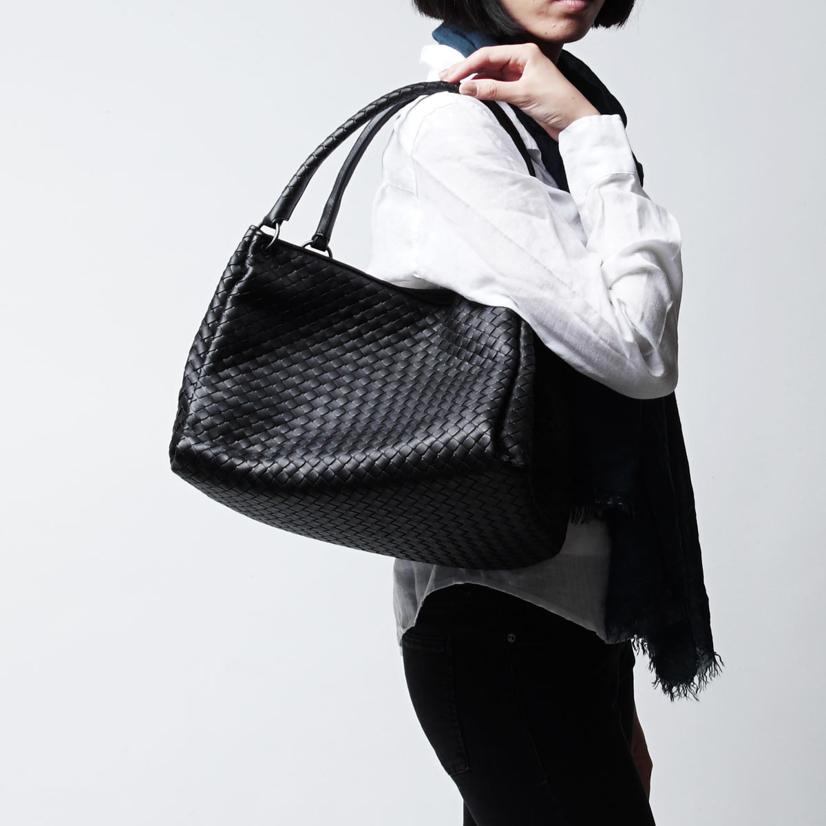 ボッテガヴェネタ/BOTTEGA VENETA/ トートバッグ/NAPPA /ネロ ブラック系222322 v0016 8175 レディース - 商品画像 4
