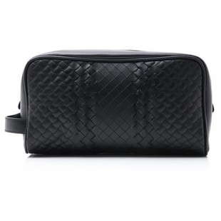 スーパーコピーボッテガヴェネタ BOTTEGA VENETA ポーチ トイレタリー ケース アメニティケース ブラック メンズ アクセサリ 革 レザー 旅行 出張 トラベル 244706 vv341 1000 VN - 商品画像 2
