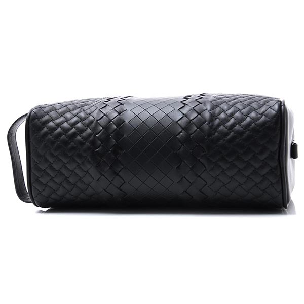 スーパーコピーボッテガヴェネタ BOTTEGA VENETA ポーチ トイレタリー ケース アメニティケース ブラック メンズ アクセサリ 革 レザー 旅行 出張 トラベル 244706 vv341 1000 VN - 商品画像 1