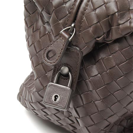 ボッテガヴェネタ/BOTTEGA VENETA/ レザーボストンバッグ/モンテーニュバッグ /コーヒーブラウン272801 v0016 2072【2013春夏新作】レディース - 商品画像 3