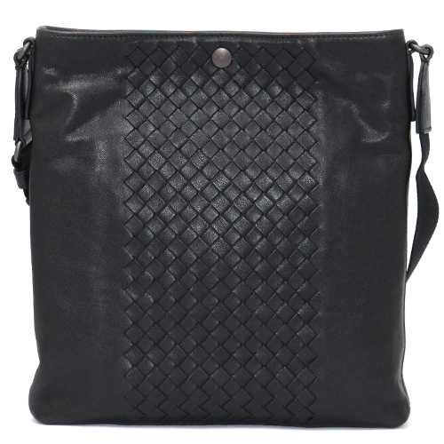 ボッテガヴェネタ(ボッテガ・ヴェネタ) BOTTEGA VENETA ショルダーバッグ イントレチャート ブラック 358956 VAKH1 1000 メンズ - 商品画像 8
