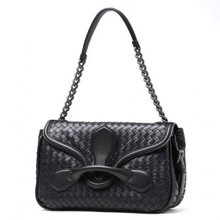 ボッテガヴェネタスーパーコピーBOTTEGA VENETA ショルダーバッグ/リアルト NAPPA /ネロ ブラック 363799 v0016 8175 - 商品画像 2