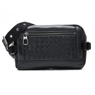 ボッテガヴェネタ BOTTEGA VENETA ウエストバッグ イントレチャート ブラック 368899 VQ121 1000 2015年春夏新作 メンズ - 商品画像 2