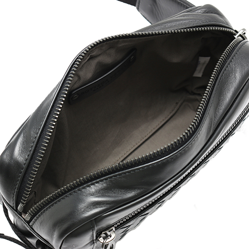ボッテガヴェネタ BOTTEGA VENETA ウエストバッグ イントレチャート ブラック 368899 VQ121 1000 2015年春夏新作 メンズ - 商品画像 4
