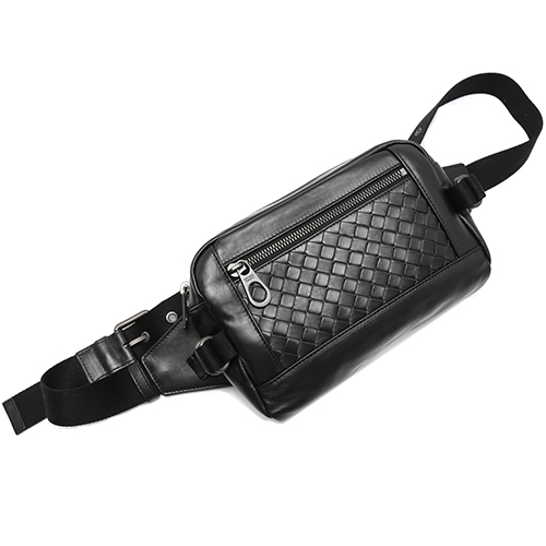 ボッテガヴェネタ BOTTEGA VENETA ウエストバッグ イントレチャート ブラック 368899 VQ121 1000 2015年春夏新作 メンズ - 商品画像 3