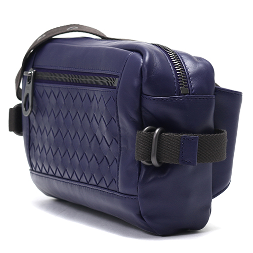 ボッテガヴェネタスーパーコピー BOTTEGA VENETA ウエストバッグ イントレチャート 【INTRECCIATO】 アトランティックブルー 368899 VQ121 4169 メンズ - 商品画像 5