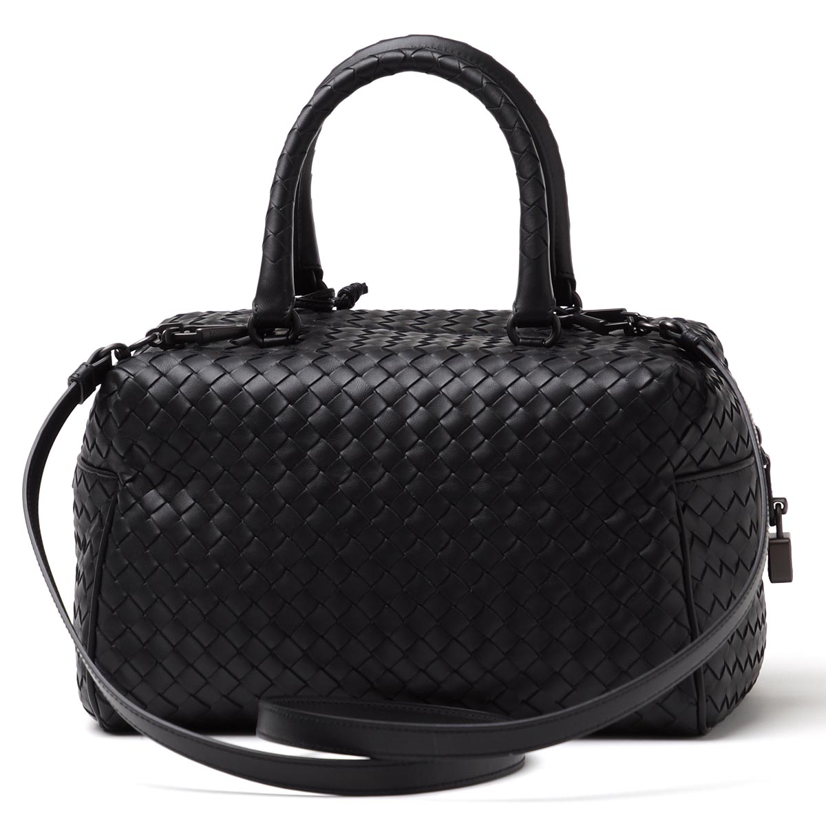 ボッテガヴェネタ/BOTTEGA VENETA/ ボストンバッグ(2WAY仕様)/NAPPA /ネロ ブラック系 386496 v0016 8175 レディース - 商品画像 4