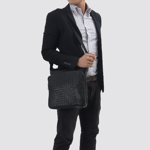 ボッテガヴェネタコピー BOTTEGA VENETA ショルダーバッグ イントレチャート 【INTRECCIATO】 ブラック 396060 VAKH1 1000 メンズ - 商品画像 6