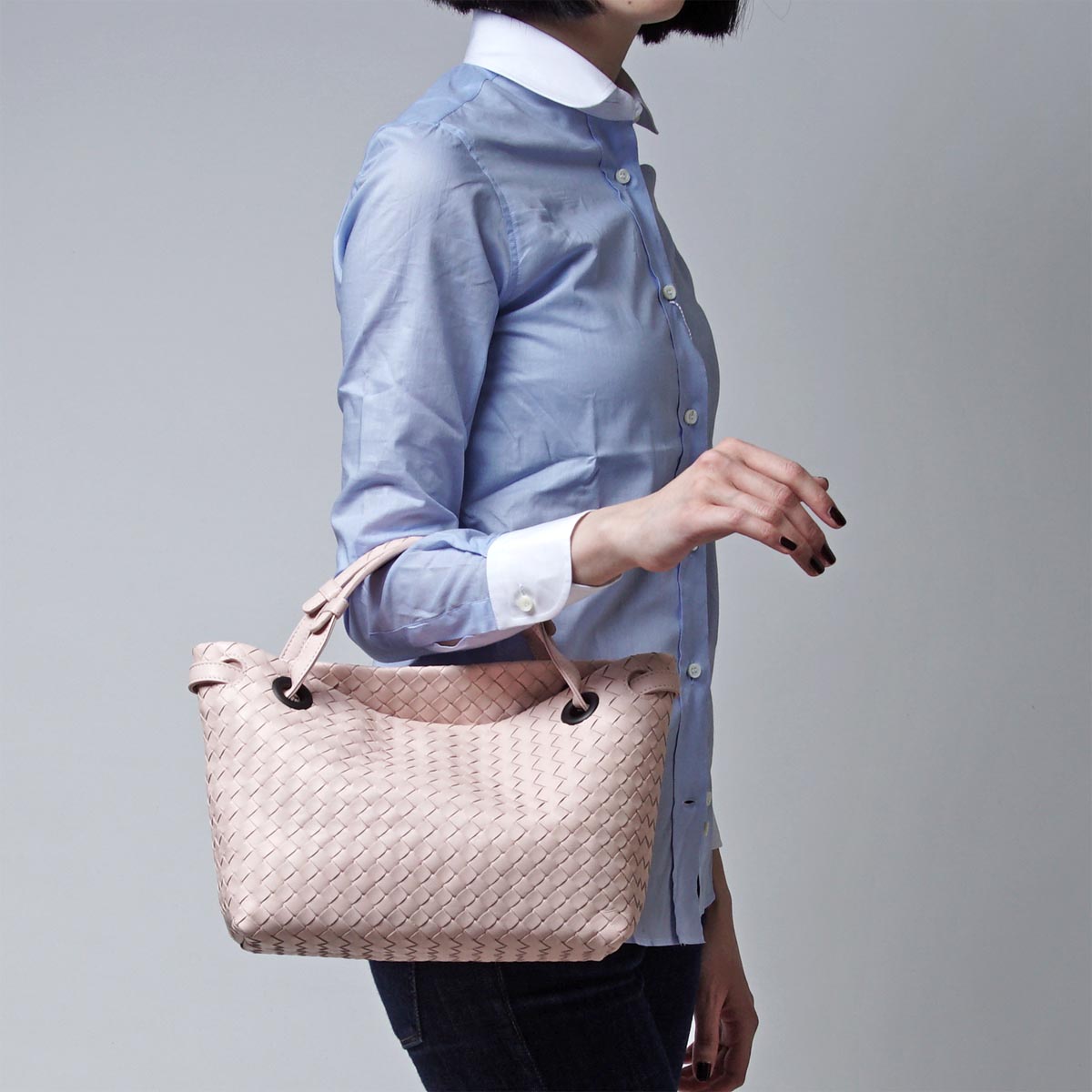ボッテガヴェネタ/BOTTEGA VENETA ショルダーバッグ(2WAY仕様) NAPPA ペタル ピンク系 405071 v0016 6971 レディース - 商品画像 7