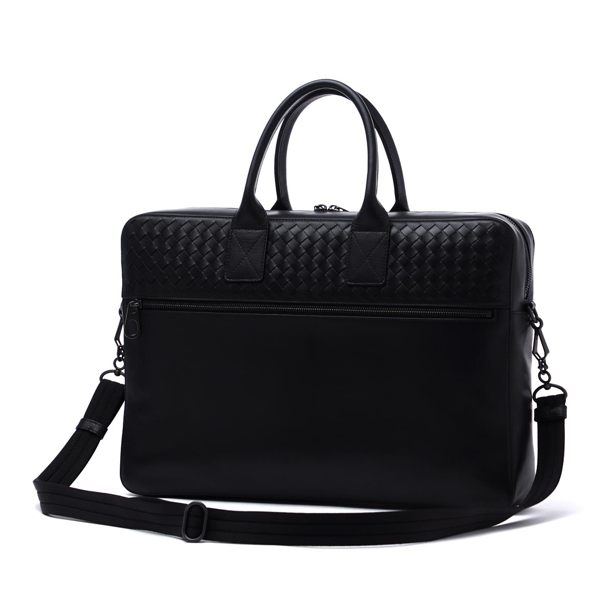 ボッテガヴェネタ/BOTTEGA VENETA ブリーフケース(2WAY仕様) MATT CALF NERO ブラック系 405557 vm404 1000 メンズ - 商品画像 6