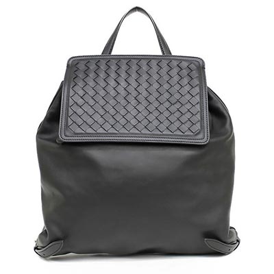 BOTTEGA VENETAコピー ボッテガヴェネタ リュックサック ナッパ イントレチャート レザー ブラック 407093 バックパック - 商品画像 8