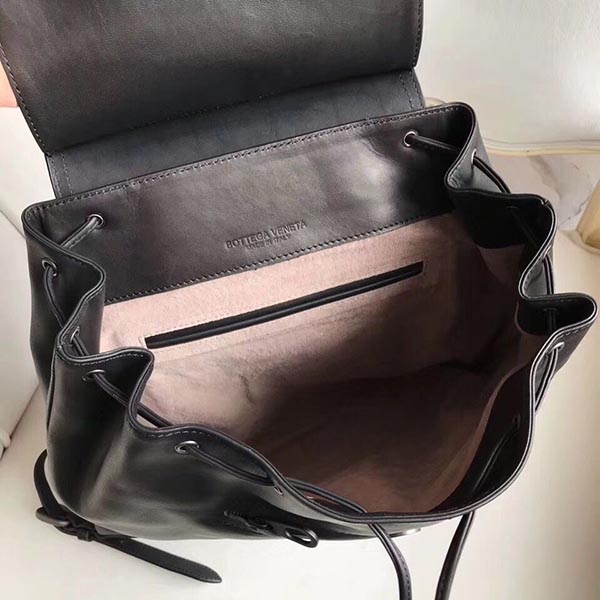 BOTTEGA VENETAコピー ボッテガヴェネタ リュックサック ナッパ イントレチャート レザー ブラック 407093 バックパック - 商品画像 5