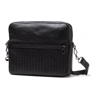 ボッテガヴェネタ/BOTTEGA VENETA メッセンジャーバッグ ショルダーバッグ(2WAY仕様) EXTRA LIGHT ネロ ブラック系 407638 vaxt1 1000 メンズ - 商品画像 2