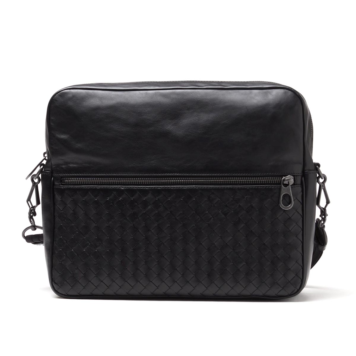 ボッテガヴェネタ/BOTTEGA VENETA メッセンジャーバッグ ショルダーバッグ(2WAY仕様) EXTRA LIGHT ネロ ブラック系 407638 vaxt1 1000 メンズ - 商品画像 4