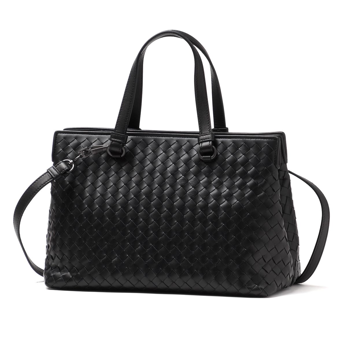 ボッテガヴェネタ/BOTTEGA VENETA ハンドバッグ(2WAY仕様) NAPPA ネロ ブラック系 408674 v0016 8175 レディース - 商品画像 7