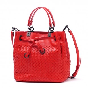 ボッテガヴェネタ/BOTTEGA VENETA ハンドバッグ(2WAY仕様) NAPPA ベスビオ レッド系 420477 v0016 6565 レディース - 商品画像 2