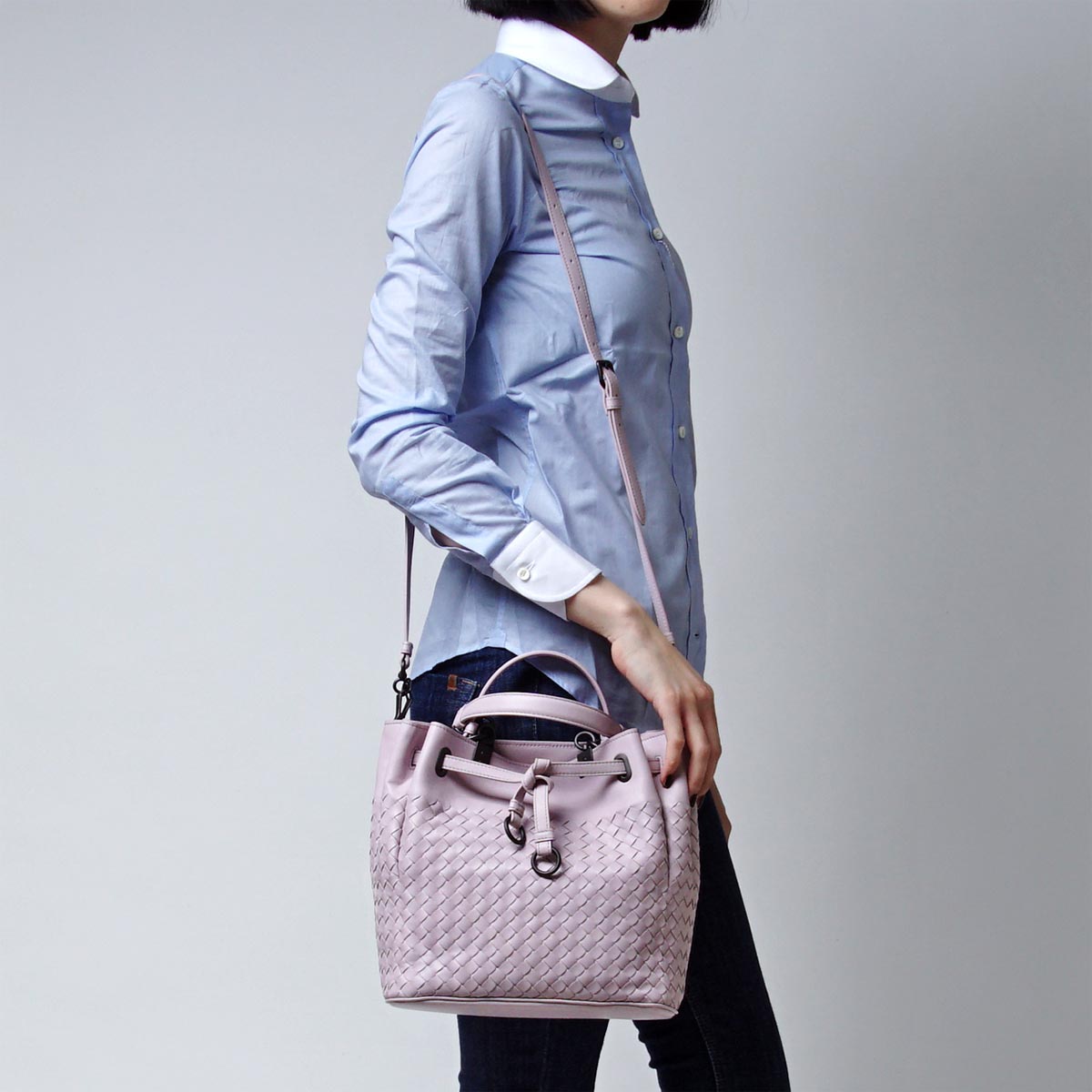 ボッテガヴェネタ/BOTTEGA VENETA ハンドバッグ(2WAY仕様) NAPPA オイスター パープル系 420477 v0016 6980 レディース - 商品画像 9