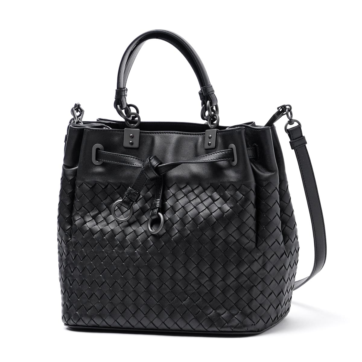 ボッテガヴェネタ/BOTTEGA VENETA ハンドバッグ(2WAY仕様) NAPPA ネロ ブラック系 420477 v0016 8175 レディース - 商品画像 7