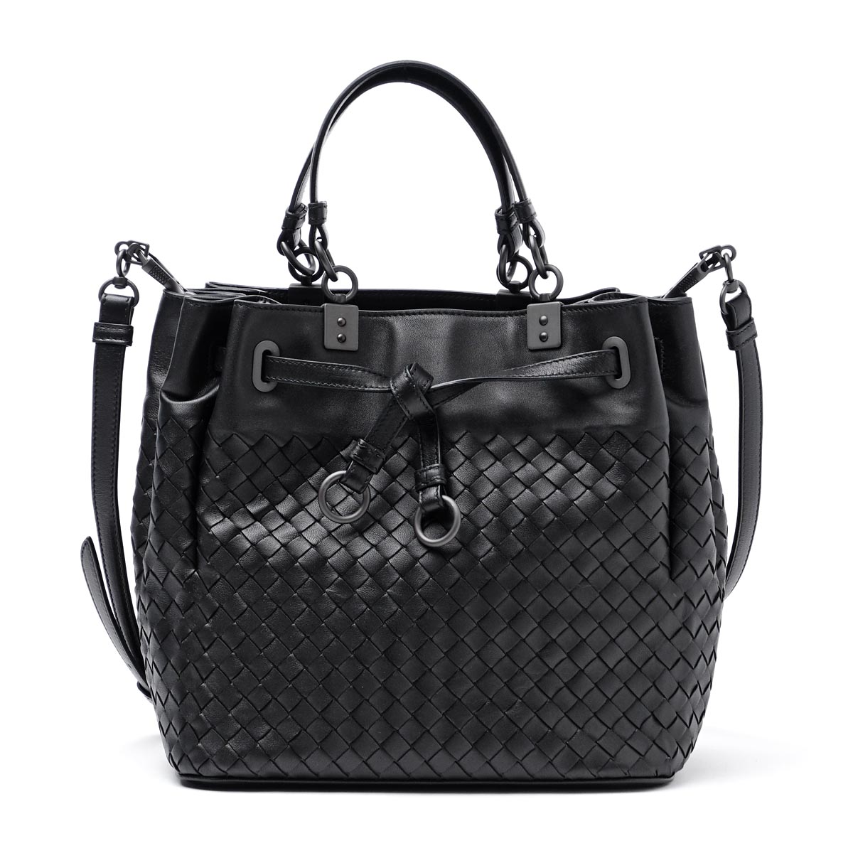ボッテガヴェネタ/BOTTEGA VENETA ハンドバッグ(2WAY仕様) NAPPA ネロ ブラック系 420477 v0016 8175 レディース - 商品画像 4
