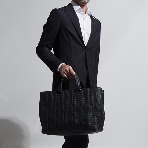 ボッテガヴェネタスーパーコピー BOTTEGA VENETA トートバッグ 2WAY ブラック メンズ バッグ カジュアル レザー 編み込み デザイン エレガンス 上質 520310 vm40u 1387 NAPPA ナッパ - 商品画像 3