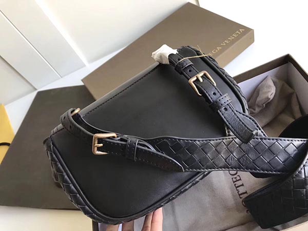ボッテガヴェネタ BOTTEGA VENETA ボッテガ BV ルナ バッグ ブラック 550436V1EED1000 - 商品画像 6