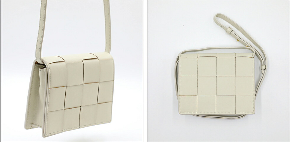 ボッテガヴェネタスーパーコピー BOTTEGA VENETA クロスボディバッグ ショルダーバッグ肩掛け 斜め掛け クラッチ ホワイト レディース 574051 VBOX1 9644 - 商品画像 2