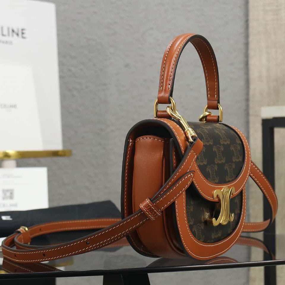 セリーヌ スーパーコピー ミニ ベサス トリオンフ バッグ 101063 - 商品画像 6