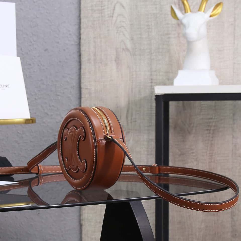 セリーヌ コピー CUIR TRIOMPHE オーバル ショルダーバッグ 101703 - 商品画像 10