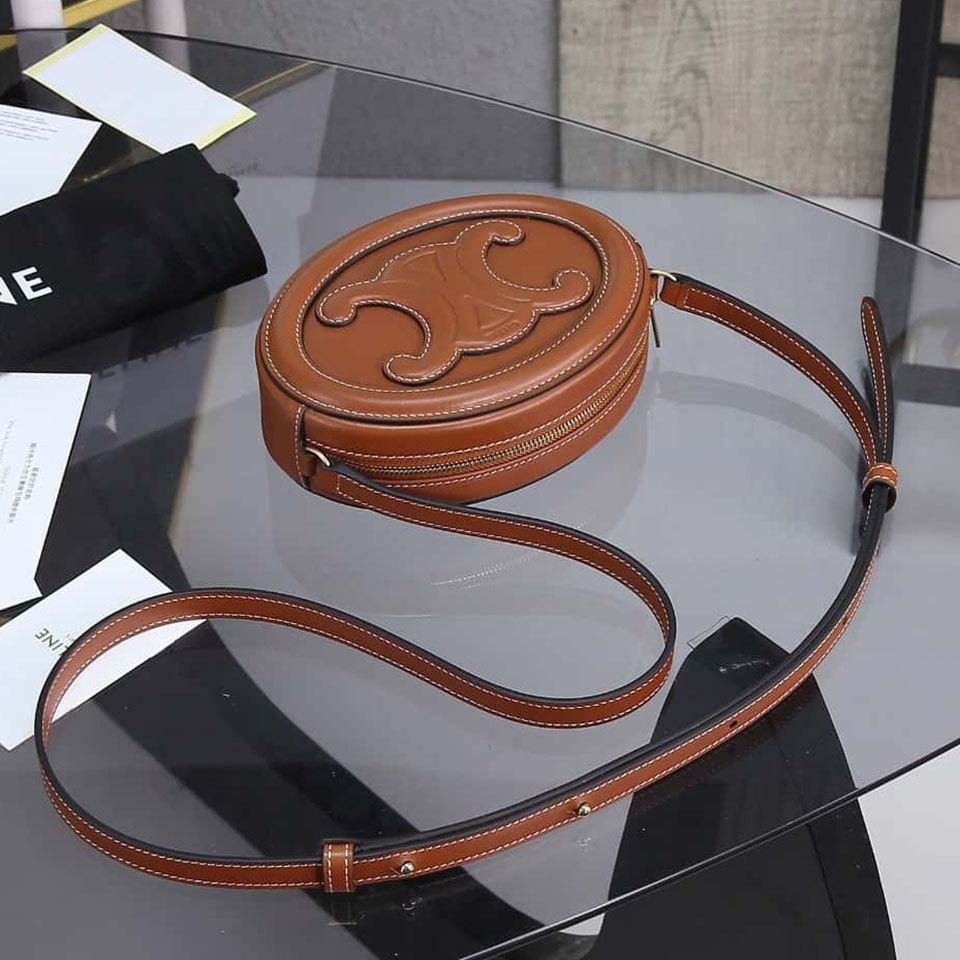 セリーヌ コピー CUIR TRIOMPHE オーバル ショルダーバッグ 101703 - 商品画像 6