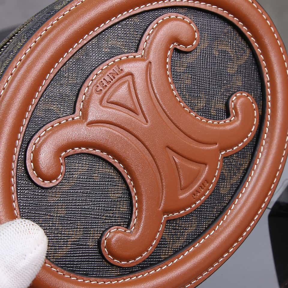 セリーヌ コピー CUIR TRIOMPHE オーバル ミニバッグ 101703 - 商品画像 3