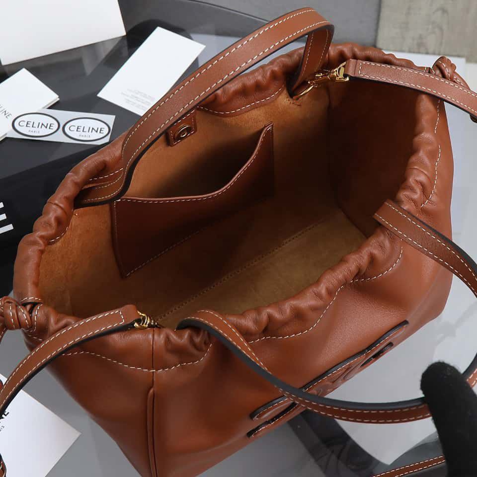 セリーヌ コピー スモールカバドローストリング カーフ バッグ 111013 - 商品画像 7