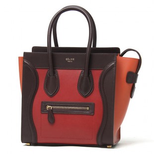 セリーヌ/CELINE/ レザーハンドバッグ/LUGGAGE/ラゲージ /Blood 16779 3ssb 27bl - 商品画像 2