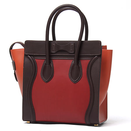 セリーヌ/CELINE/ レザーハンドバッグ/LUGGAGE/ラゲージ /Blood 16779 3ssb 27bl - 商品画像 10