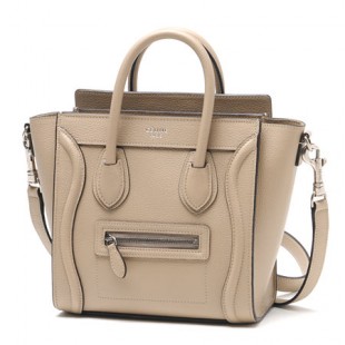 セリーヌスーパーコピー ハンドバッグ(2WAY仕様)/LUGGAGE/ラゲージ ナノショッパー LEATHER /Dune 16824 3dru 03un レディース - 商品画像 2