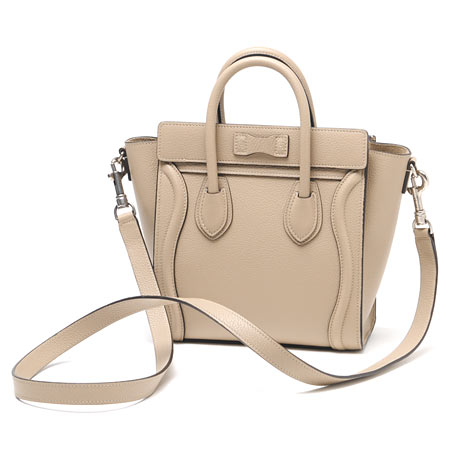 セリーヌスーパーコピー ハンドバッグ(2WAY仕様)/LUGGAGE/ラゲージ ナノショッパー LEATHER /Dune 16824 3dru 03un レディース - 商品画像 9