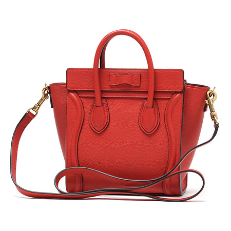 セリーヌコピーハンドバッグ(2WAY仕様)/LUGGAGE ラゲージ ナノショッパー /Coquelicot レッド系16824 3dru 25co レディース - 商品画像 10