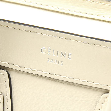 セリーヌ/CELINE/ レザー ハンドバッグ（2ＷＡＹ仕様）/LUGGEGE ラゲージ ナノショッパー /Ivory16824 3lba 011v【春夏】 レディース - 商品画像 6