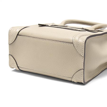 セリーヌスーパーコピー レザーハンドバッグ(2WAY仕様)/LUGGAGE/ラゲージ ナノショッパー /サンドベージュ16824 3lug 03un 01 - 商品画像 5