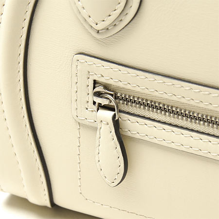 セリーヌ/CELINE/ レザー ハンドバッグ（2ＷＡＹ仕様）/LUGGEGE ラゲージ ナノショッパー /Ivory16824 3lba 011v【春夏】 レディース - 商品画像 3