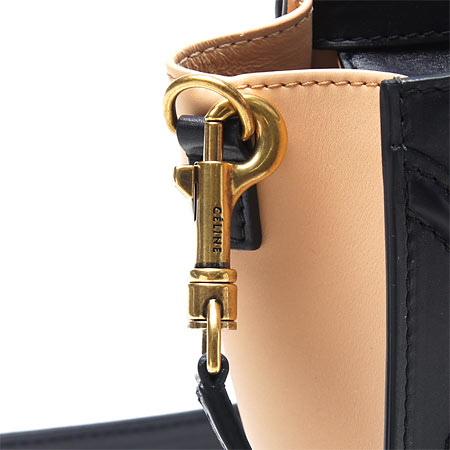 セリーヌコピー レザーハンドバッグ(2WAY仕様)/LUGGAGE/ラゲージ ナノショッパー /Anthracite 16824 3ssb 10an - 商品画像 3