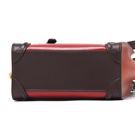 セリーヌコピー レザーハンドバッグ(2WAY仕様）/LUGGAGE/ラゲージ ナノショッパー /Blood 16824 3ssb 27bl【秋冬】 レディース - 商品画像 6