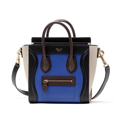 セリーヌスーパーコピーCELINE/ ハンドバッグ(2WAY仕様)/LUGGAGE/ラゲージ ナノショッパー LEATHER /Indigo ブルー系 レディース16824 3zsc 07in - 商品画像 8